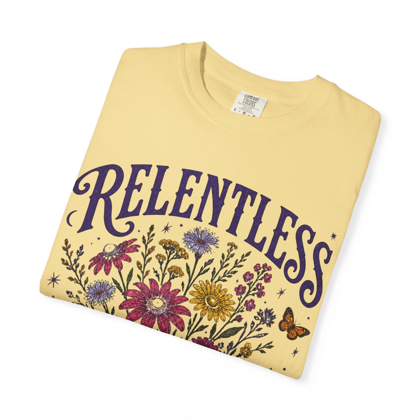 Relentless | Grow Anyway | Premium Heavyweight Fitness T-Shirt