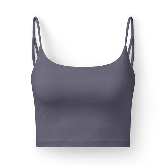 Luxe Women's Bra — Seamless Strappy Crop Sports Bra for Yoga & Everyday Wear