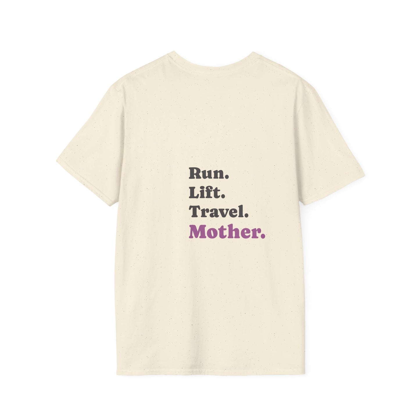 Fitness Mom Shirt | Run Lift Travel Mother Tee | Gym Shirt for Women | Travel Fitness Shirt