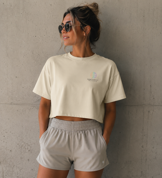 Every Continent Cropped Tee | Global Fitness Co. Drop 001