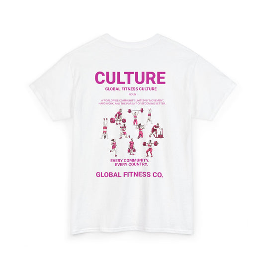 Global Fitness Culture Tee | One Community. Every Country. | Premium Athletic Shirt