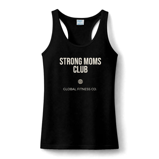 Strong Moms Club Women's Racerback Tank | Strong For Them. Stronger Because of Them.