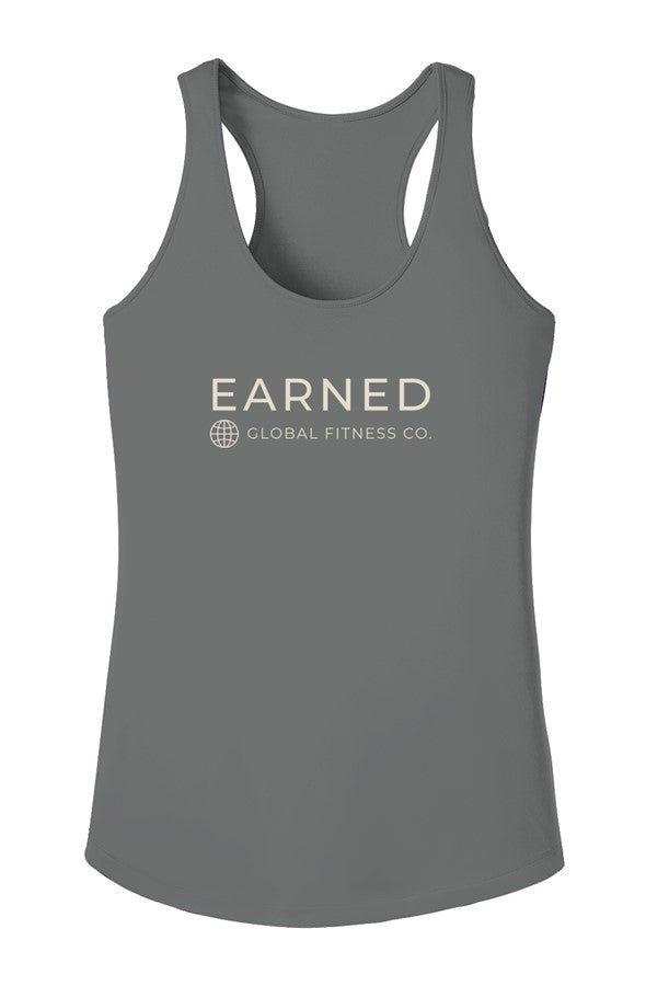 Earned Women s Performance Tank Top Fitness Racer