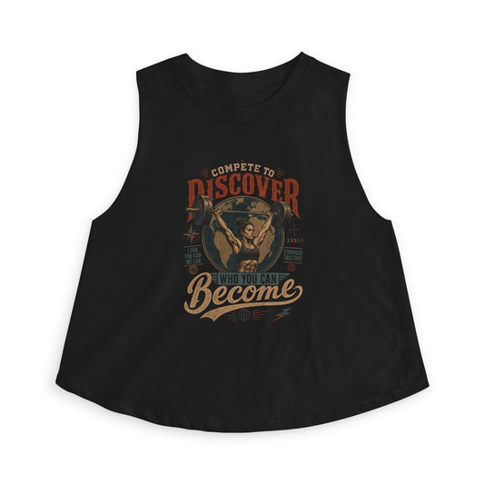 Discover Who You Can Become Crop Top