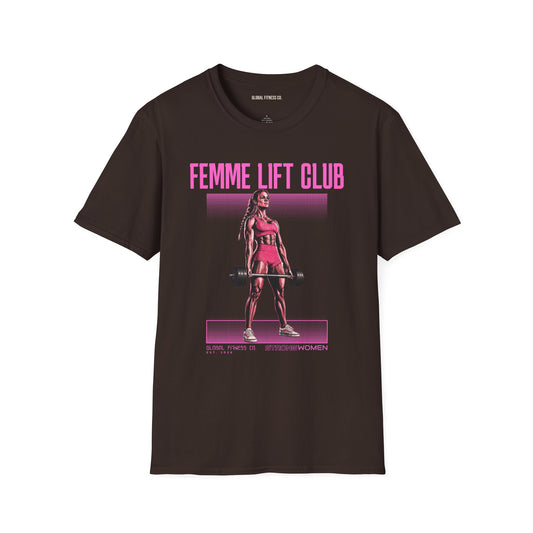 Femme Lift Club Women’s Weightlifting Tee | Global Fitness Co.