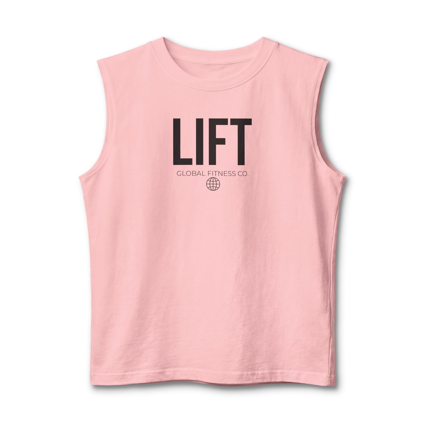 Lift Muscle Tank — Minimal Gym Tank Top with "LIFT" Text
