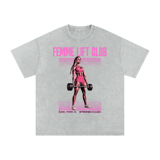 Femme Lift Club Women’s Weightlifting Tee | Global Fitness Co.