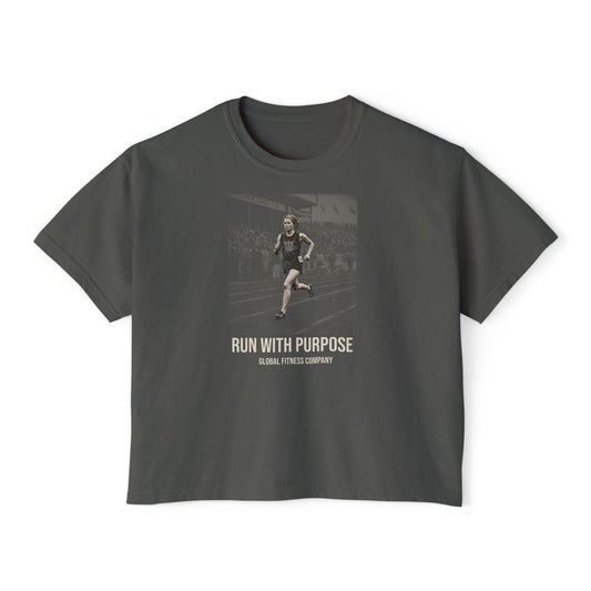 Run with Purpose Vintage boxy tee