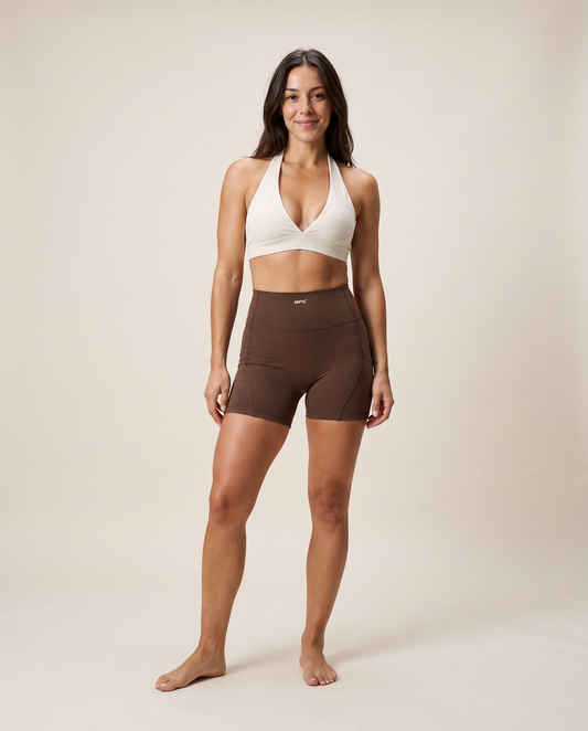 GFC BROWN BIKER SHORTS