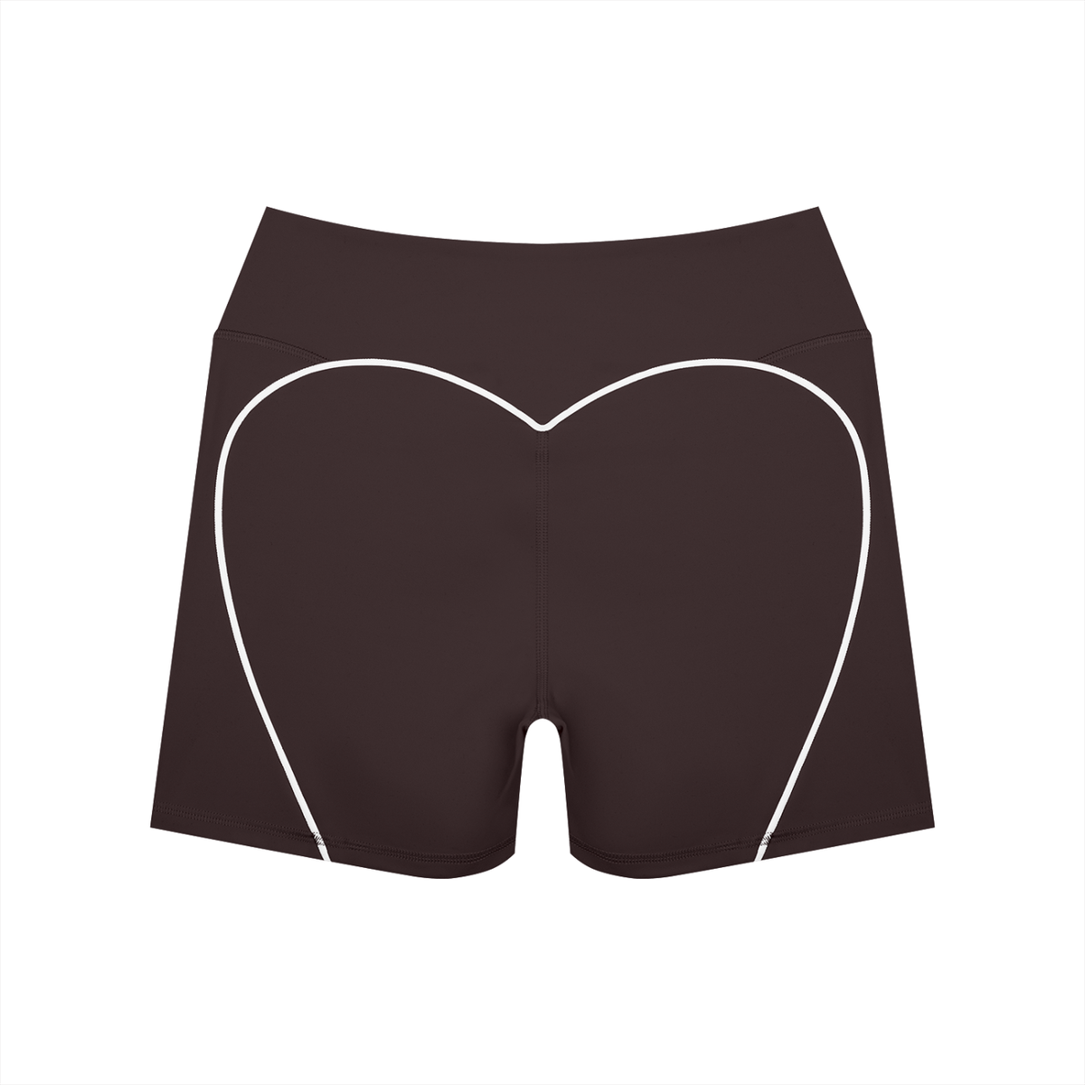 Contrast High-Rise Biker Shorts