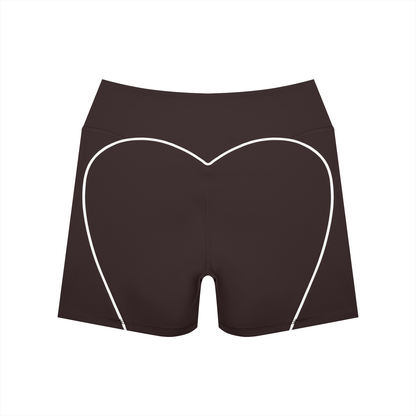 Contrast High-Rise Biker Shorts