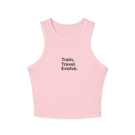 Train. Travel. Evolve. Tank | Women’s Cross Training Tank