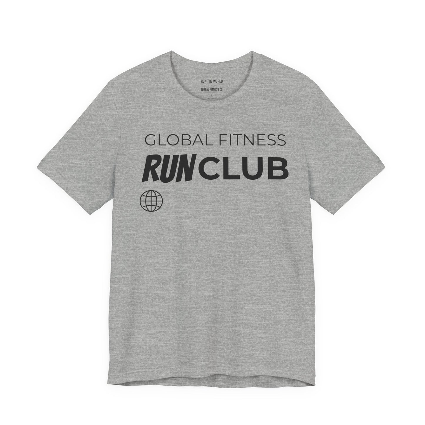 Global Fitness Run Club Unisex Premium T-Shirt | Minimalist Running Tee