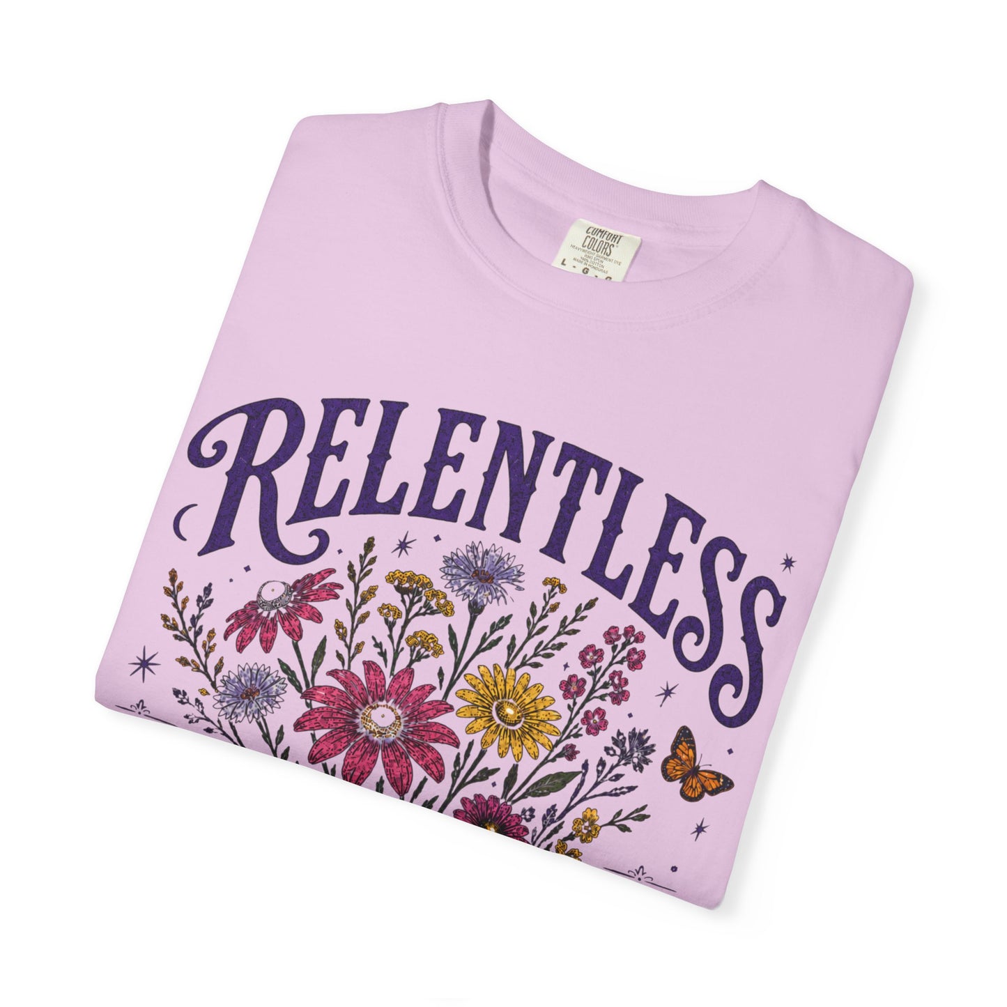 Relentless | Grow Anyway | Premium Heavyweight Fitness T-Shirt