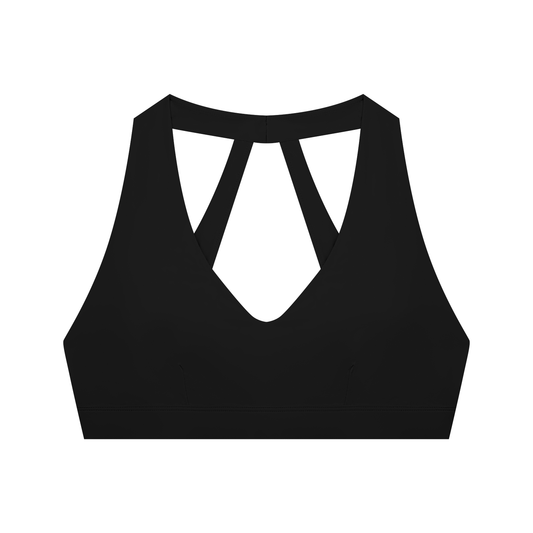 Global Fitness Co. Women's Halter Cropped Sports Bra