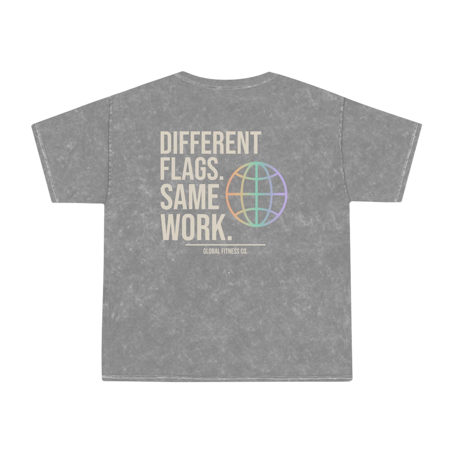The Work Unites Us.™ Premium Mineral Wash Oversized Tee