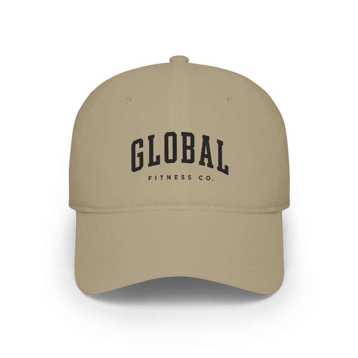Global Fitness Co. Signature Embroidered Cap – Khaki