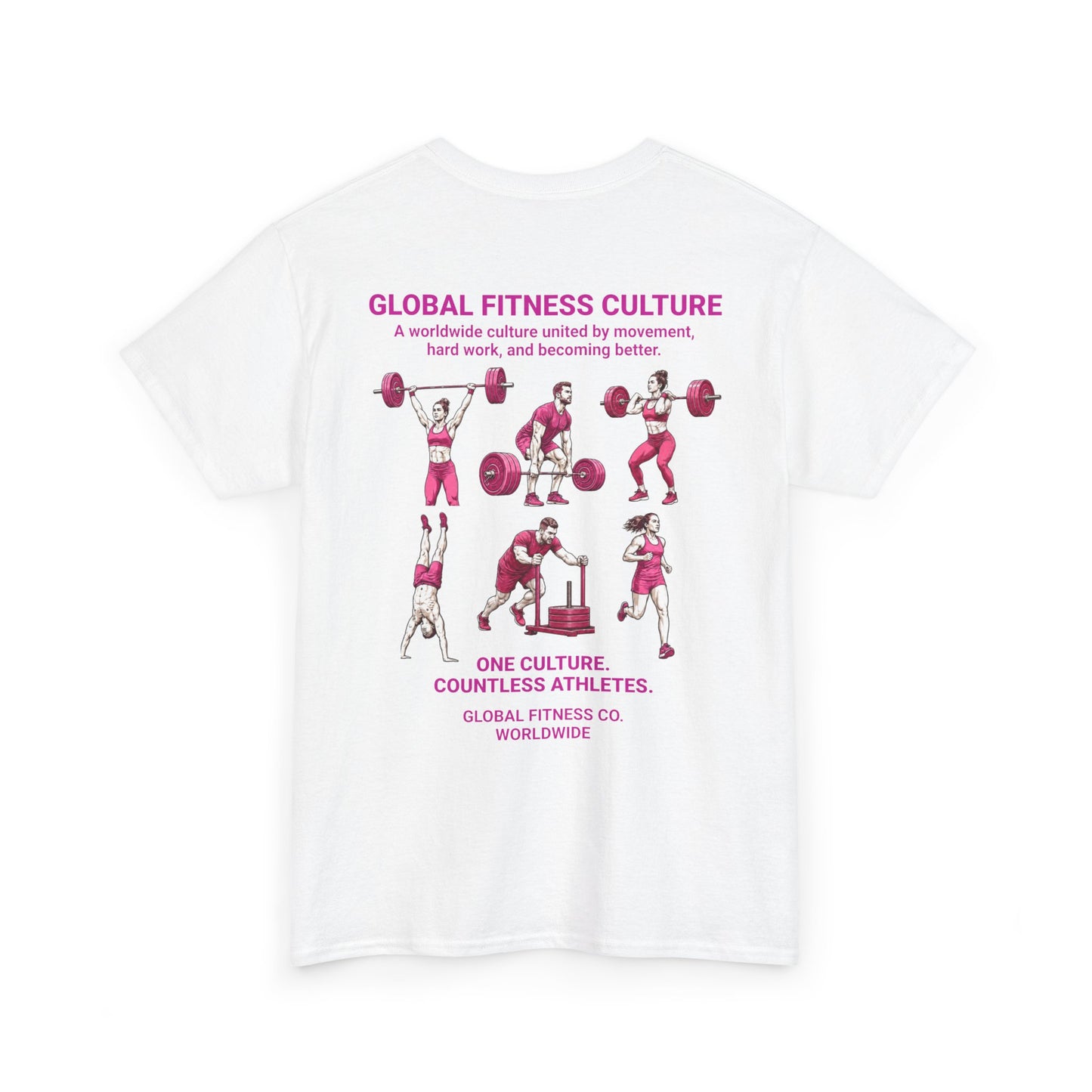 Global Fitness Culture Tee | One Community. Every Country. | Premium Athletic Shirt