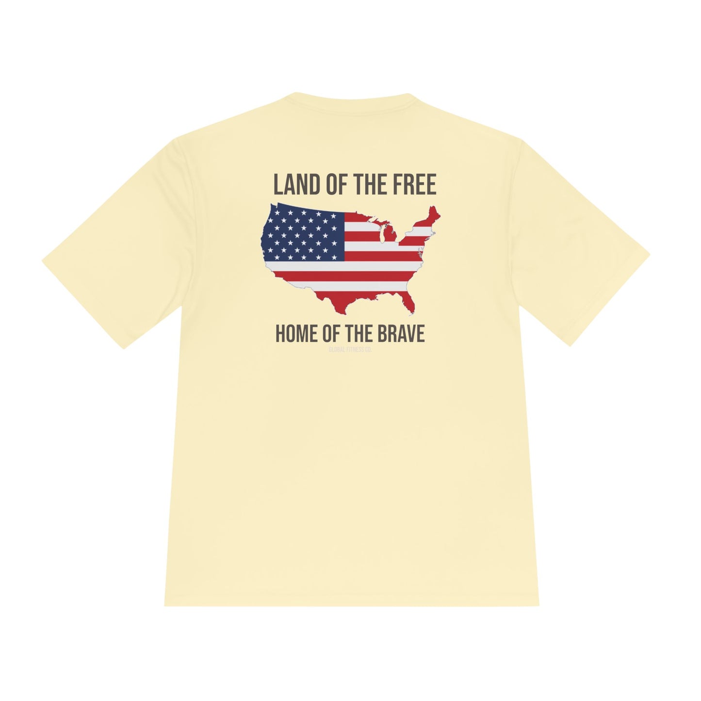 Land of the Free Performance Tee | Freedom Built Athletic Shirt