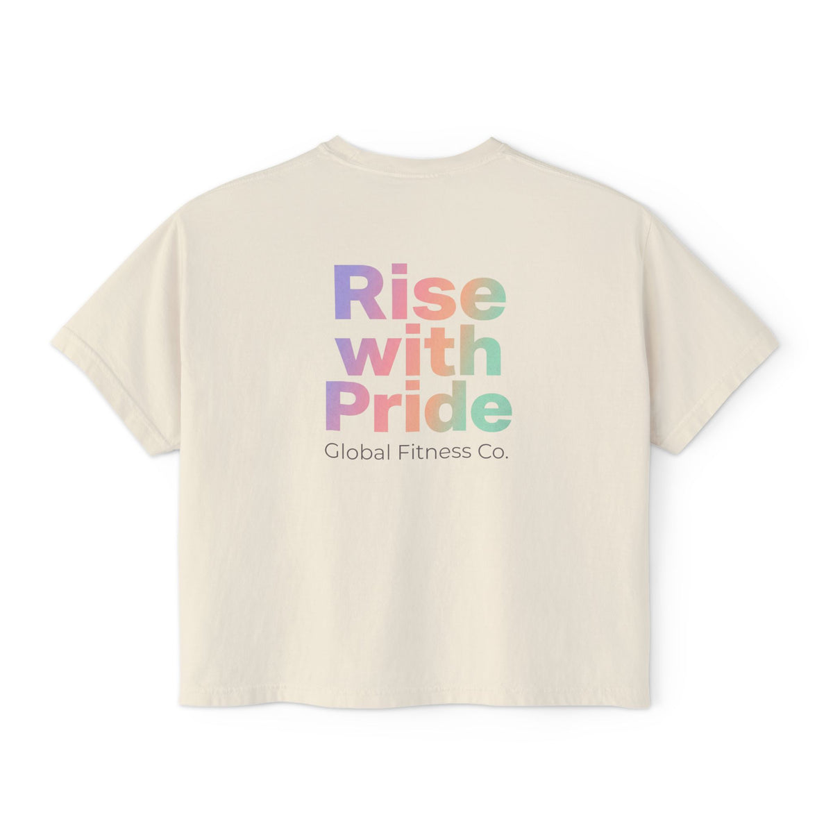Compete Boxy Tee – Functional Fitness Lifestyle Shirt - Rise with Pride Edition