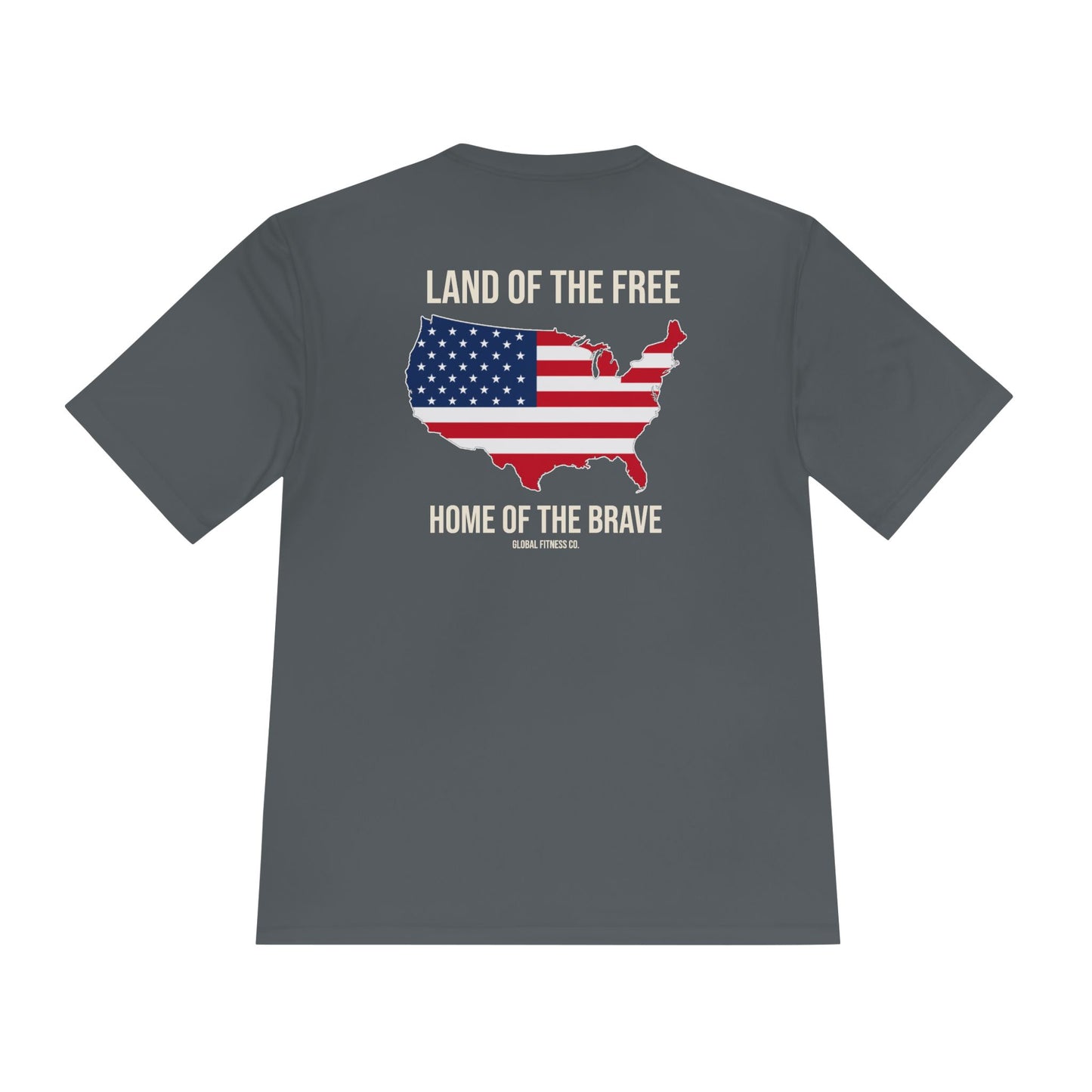 Land of the Free Performance Tee | Freedom Built Athletic Shirt