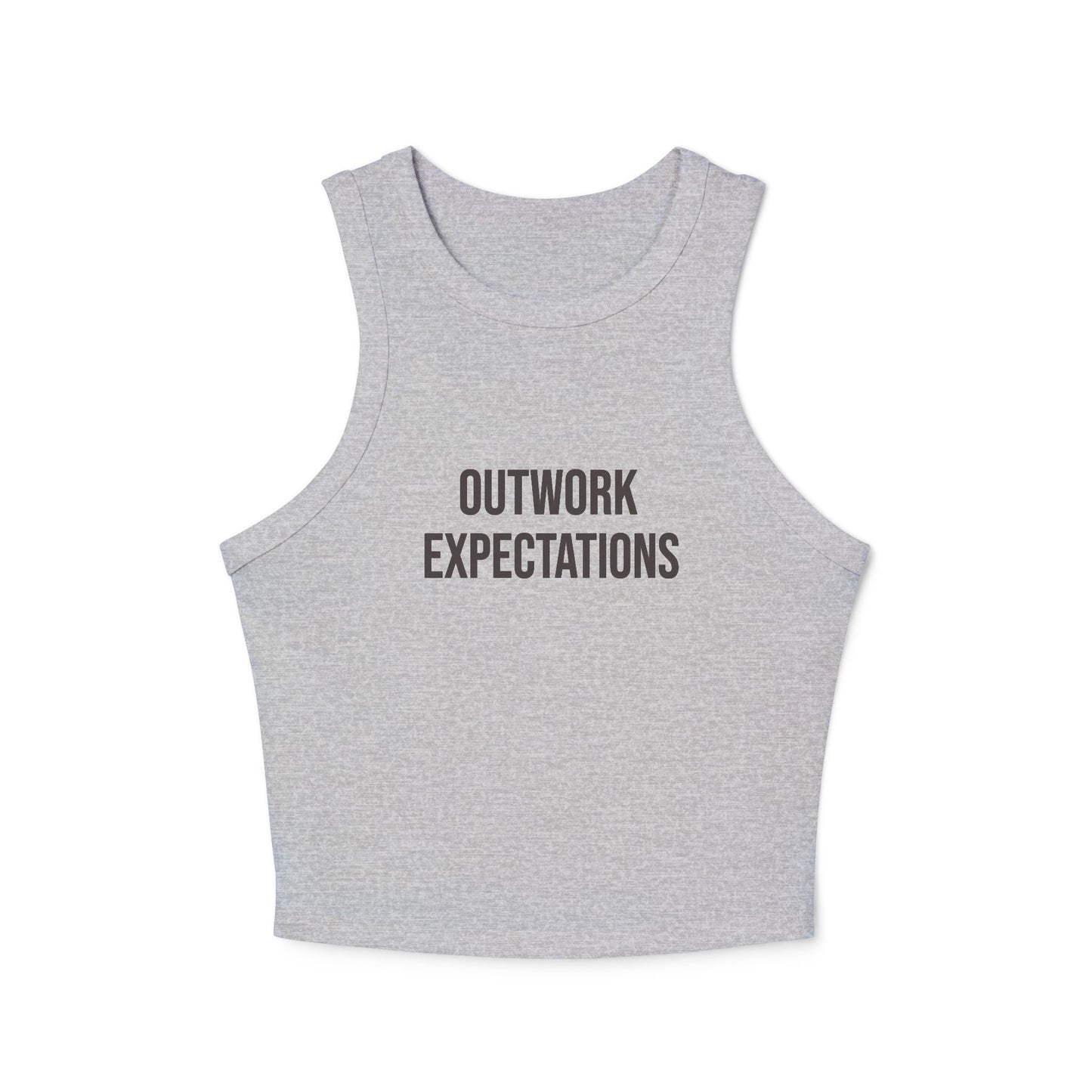 Outwork Expectations Racer Tank — Women's  Crop Tank Top