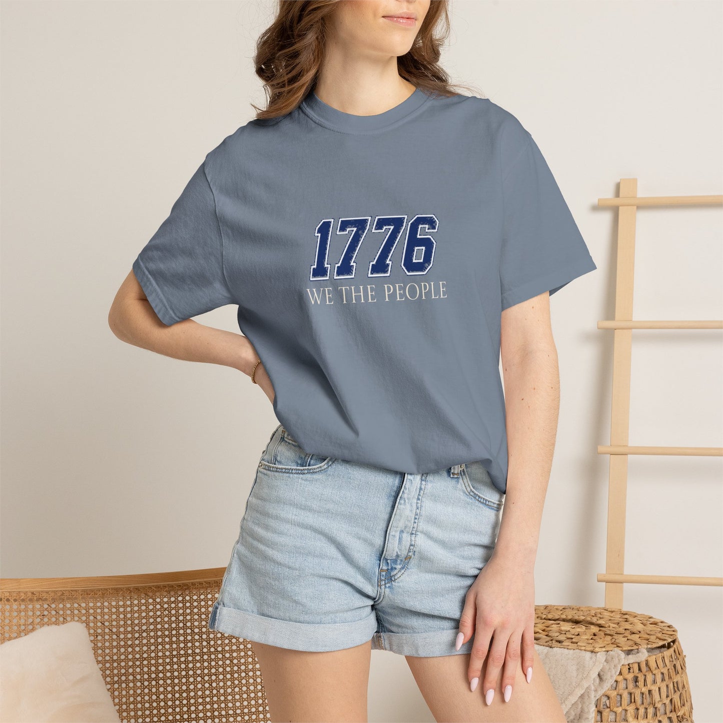 1776 We The People Vintage Tee | Comfort Cotton Patriotic Shirt