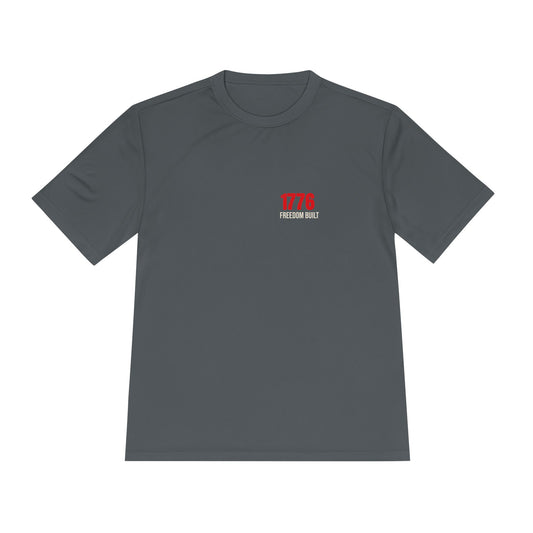 Land of the Free Performance Tee | Freedom Built Athletic Shirt