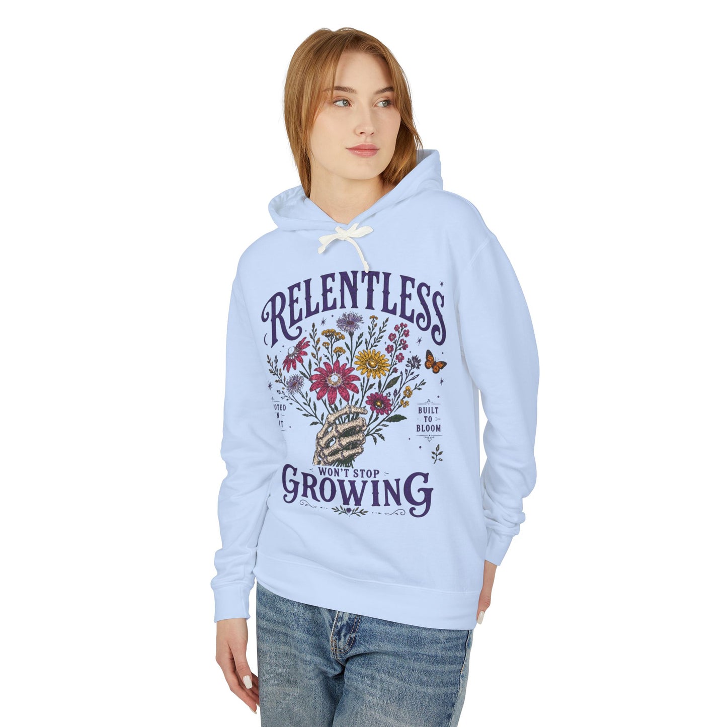 Relentless - Won't Stop Growing Floral Hoodie - Global Fitness Company