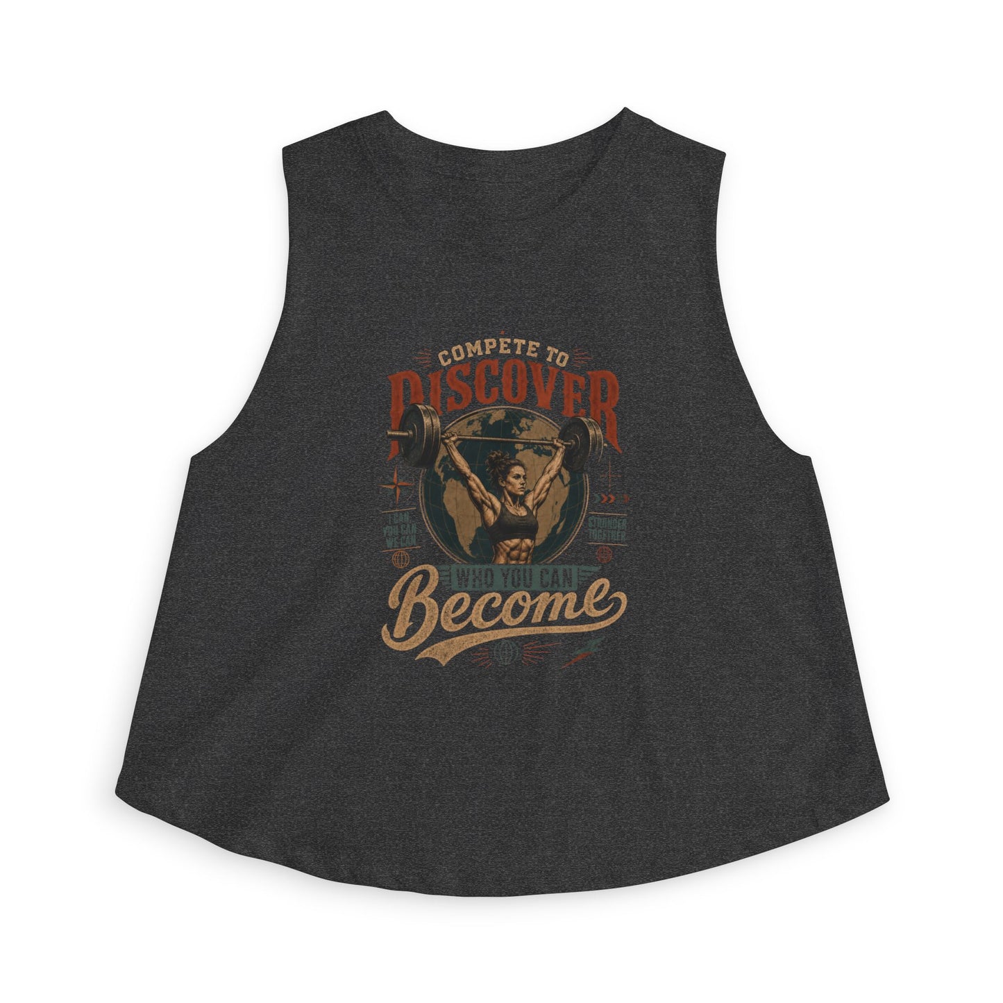 Discover Who You Can Become Crop Top