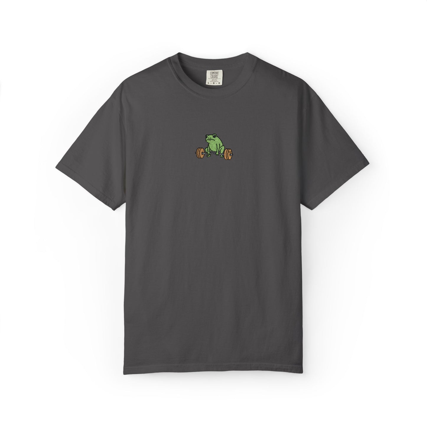 Unisex Global Fitness Co. oversized tee with embroidered frog fitness logo
