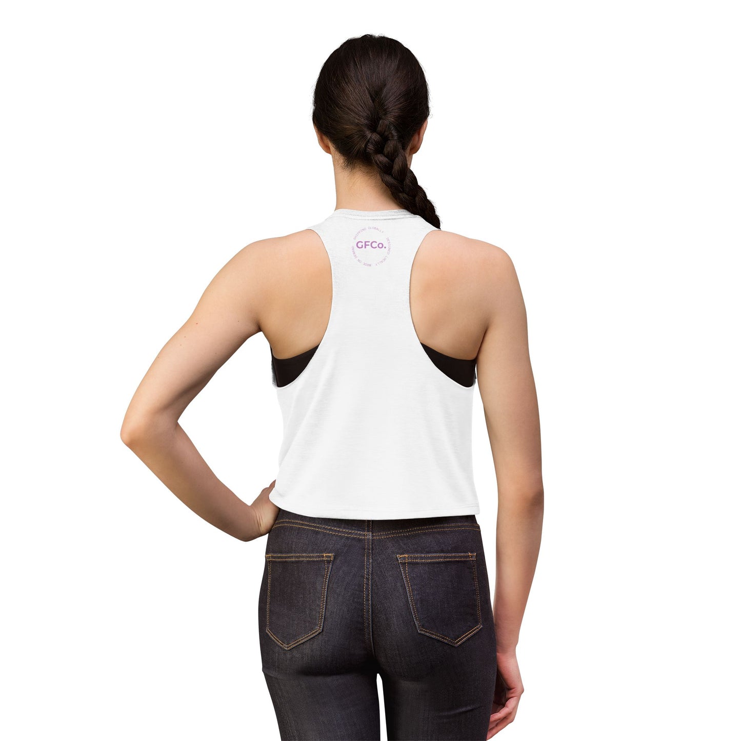 Stronger Not Smaller Women’s Performance Tank Top  | Lightweight Gym & Running Tank