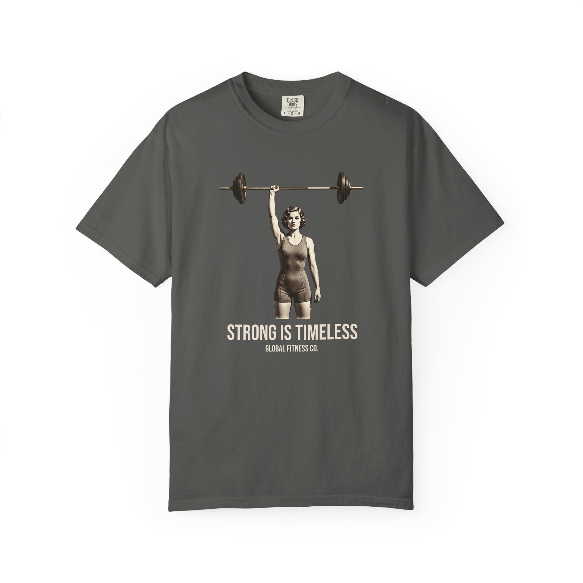Strong is Timeless Vintage women's weightlifting tee