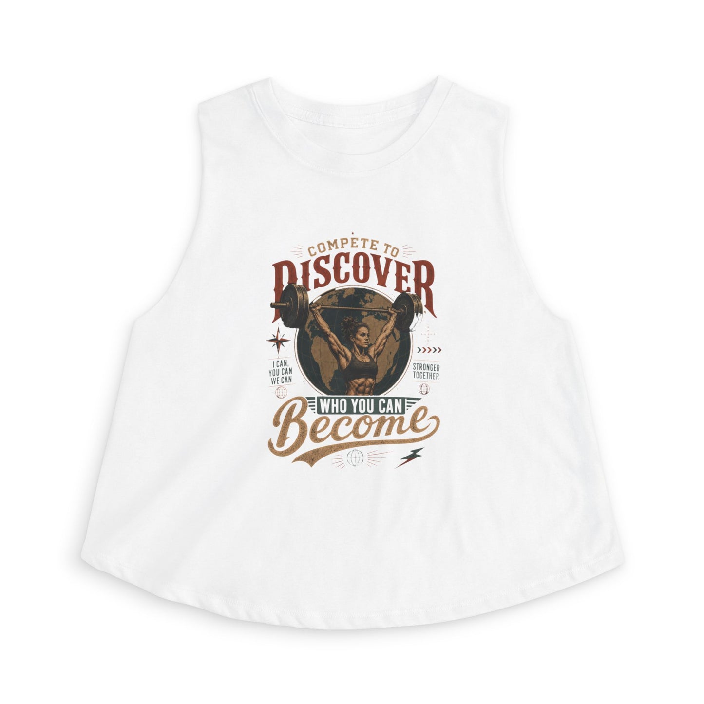 Discover Who You Can Become Crop Top