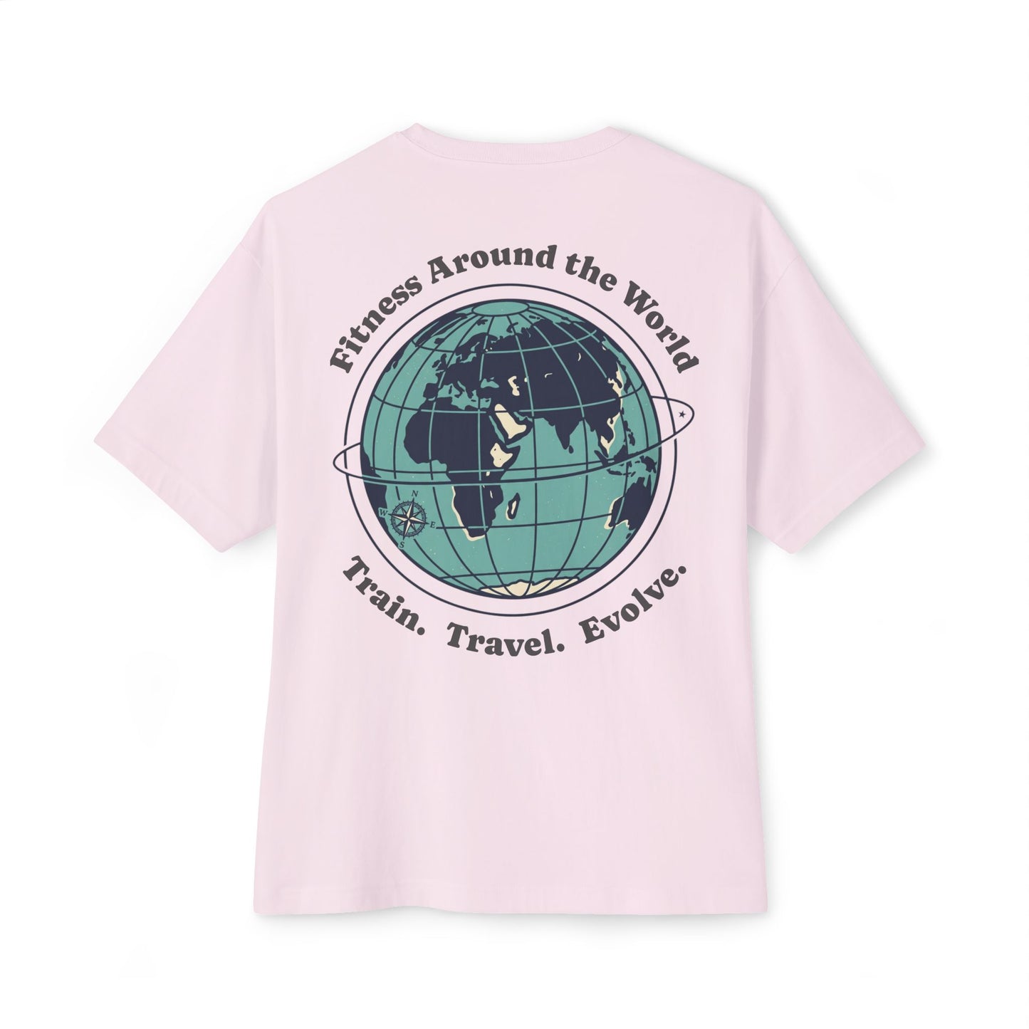 Fitness Around the World Tee — Unisex Travel Fitness Shirt