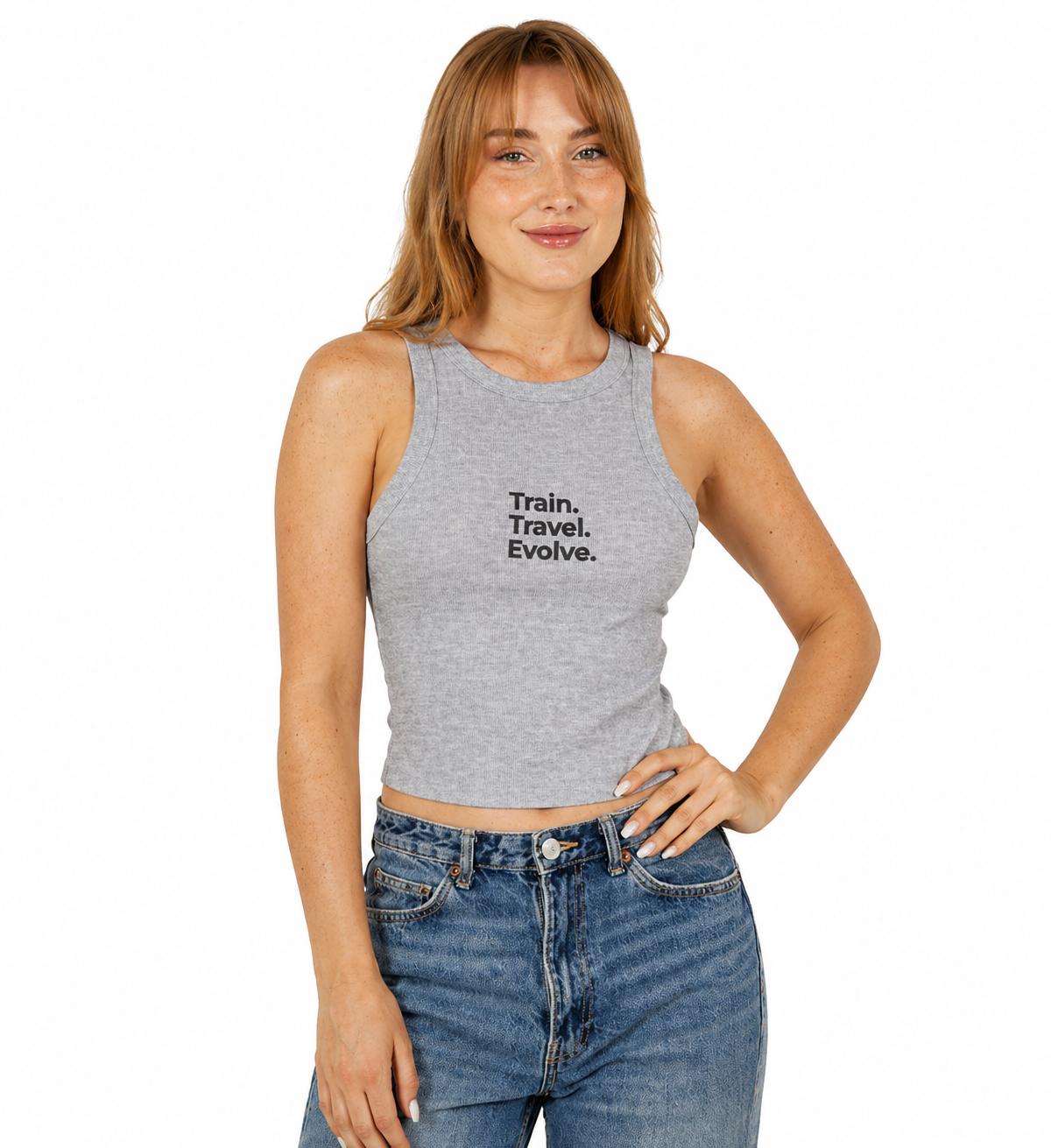 Train. Travel. Evolve. Tank | Women’s Cross Training Tank