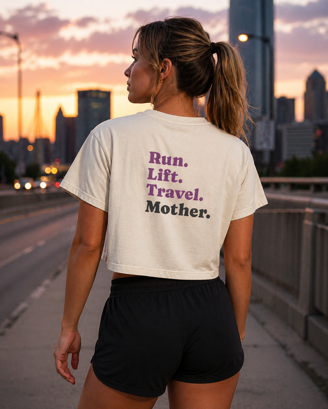 Run Lift Travel Mother Tee