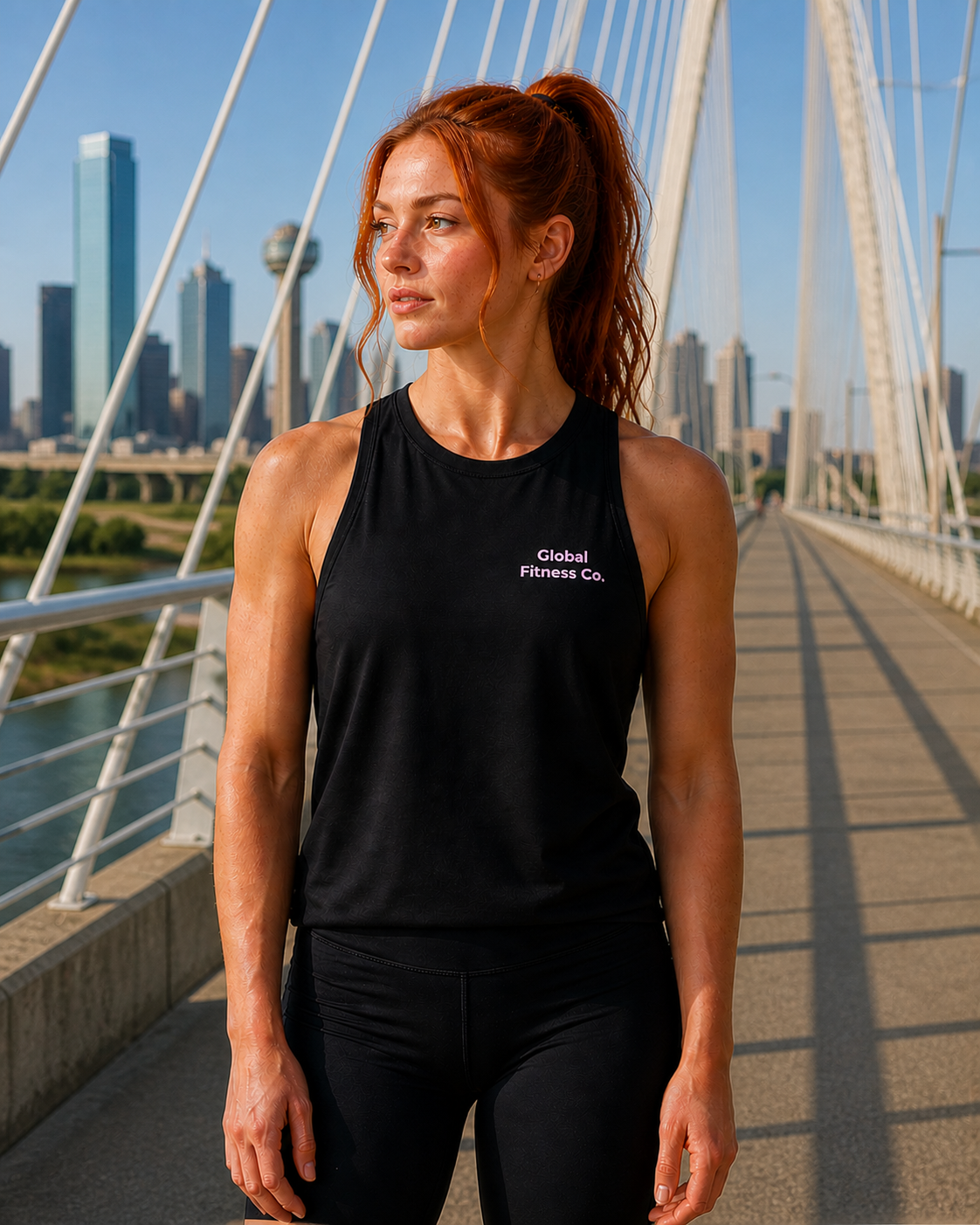 Stronger Not Smaller Women’s Workout Tank | Fitness Tank Top | Gym Shirt | Athleisure Tank | Global Fitness Co.