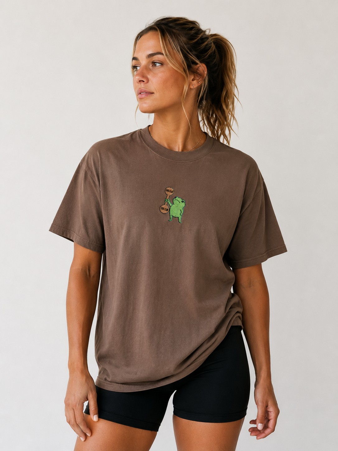 Cute Frog Workout Shirt | Funny Athletic Graphic Tee