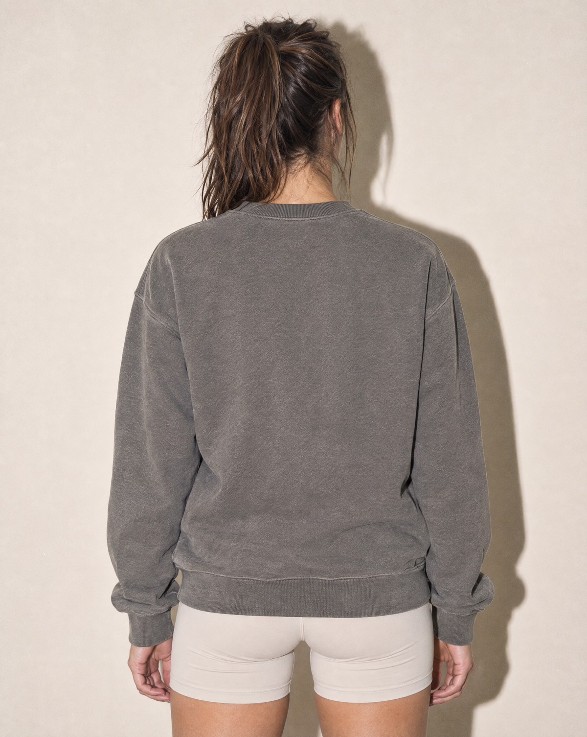 Global Fitness Collegiate Faded Crewneck