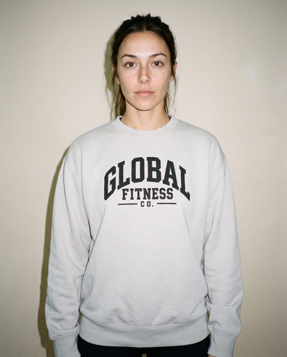 Global Fitness Collegiate Faded Crewneck