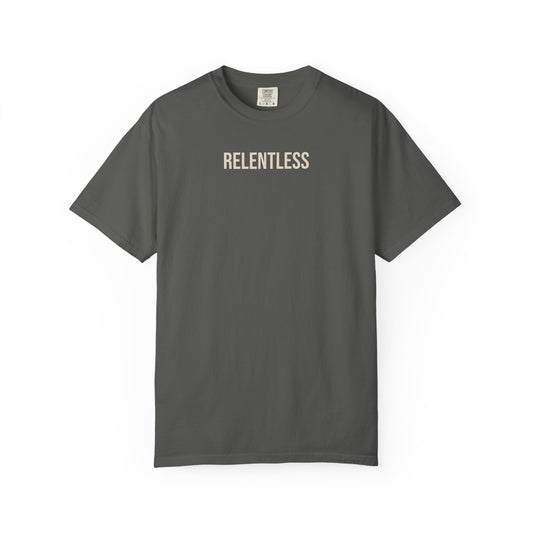Relentless Oversized Tee | The Grind Never Lies | Premium Heavyweight Fitness T-Shirt