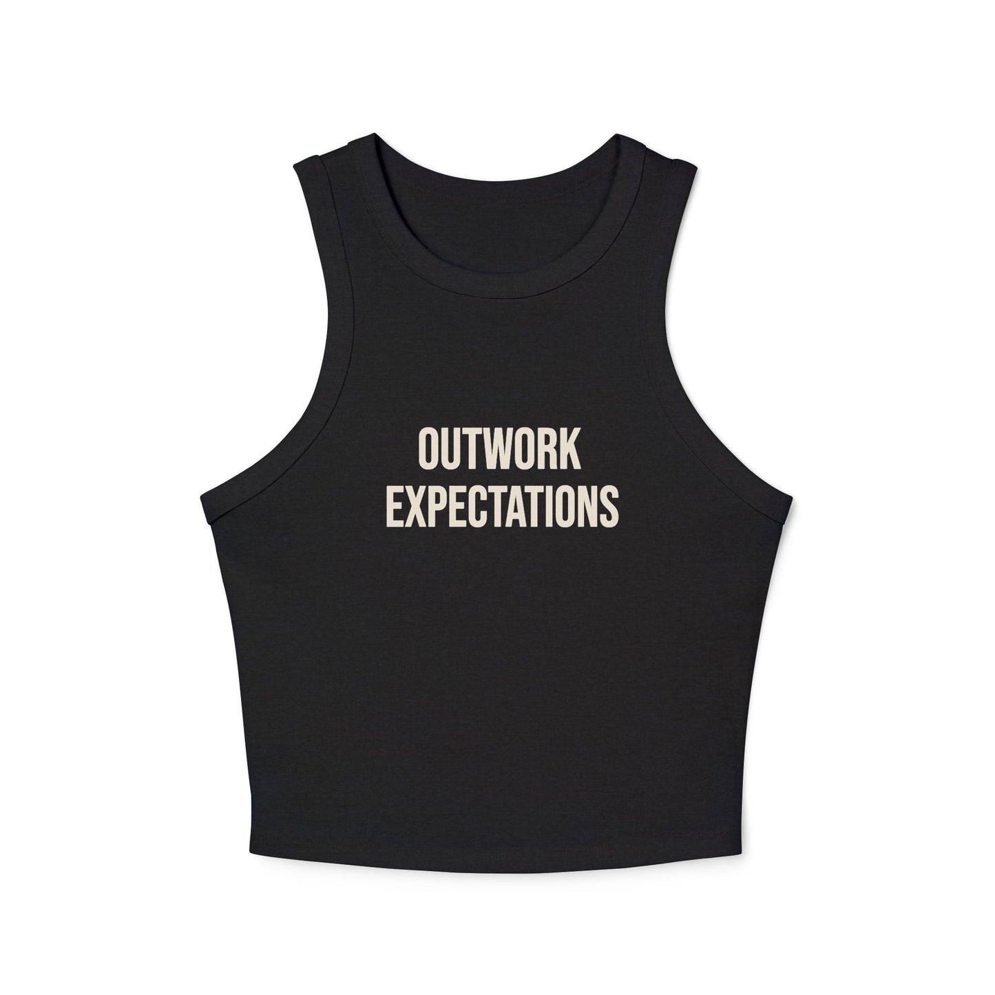 Outwork Expectations Racer Tank — Women's  Crop Tank Top