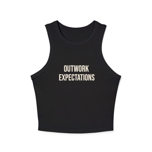Outwork Expectations Racer Tank — Women's  Crop Tank Top