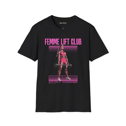 Femme Lift Club Women’s Weightlifting Tee | Global Fitness Co.