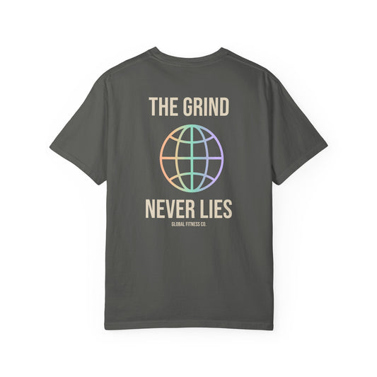 Relentless Oversized Tee | The Grind Never Lies | Premium Heavyweight Fitness T-Shirt