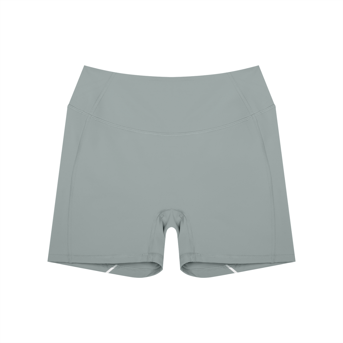 Contrast High-Rise Biker Shorts