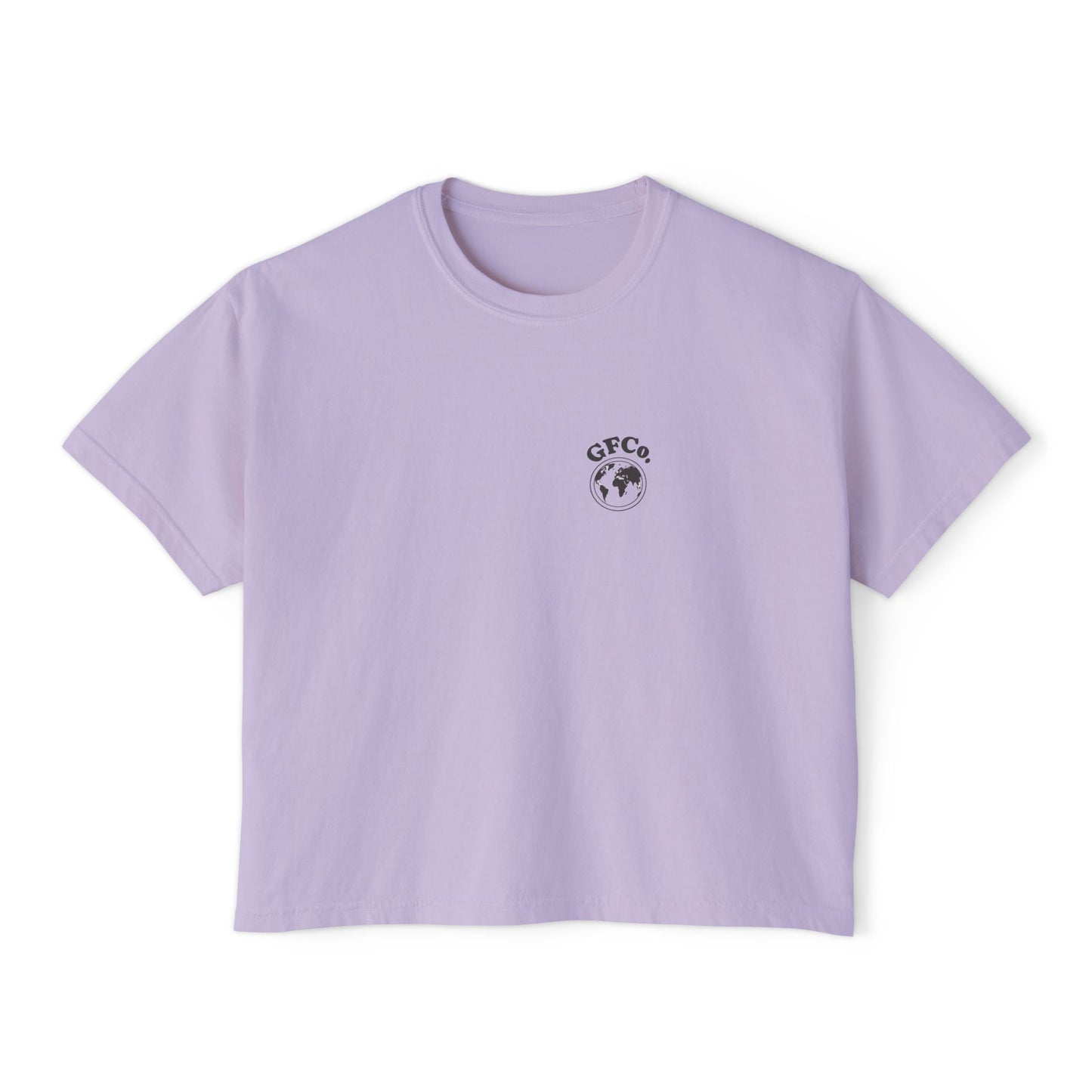 Run Lift Travel Mother Tee — Women’s Cropped Fitness Shirt | Minimal Mom Shirt Orchid