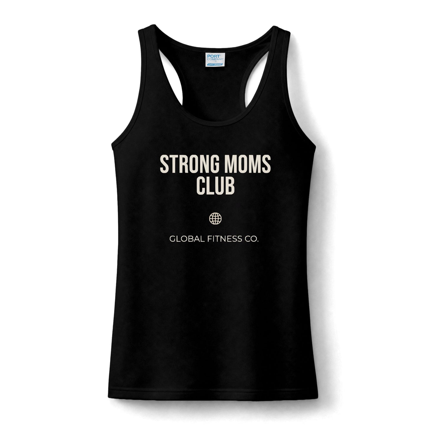 Strong Moms Club Women's Racerback Tank | Strong For Them. Stronger Because of Them.