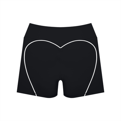 Contrast High-Rise Biker Shorts